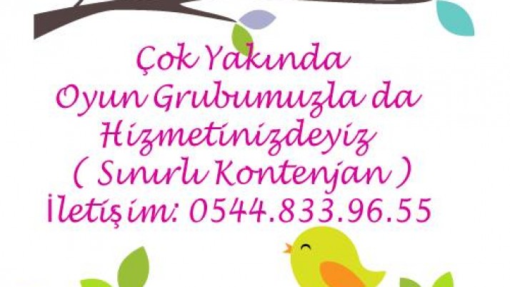 Oyun Gruplarımız Açılıyor