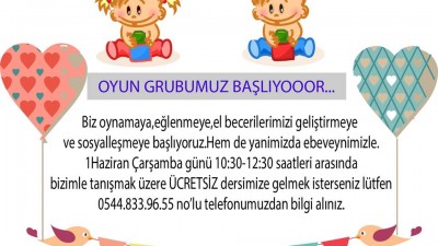 OYUN GRUBUMUZ BASLIYOOR..